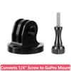 Aluminiumlegierung 1/4" Schraube Stativhalterung Adapter für GoPro Hero 13 12 11 10 9 AKASO Insta360 DJI Action Kamera Umbauhalterung