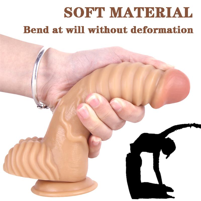 Woman Bedroom Masturbator Real Sensation Dildo Adult Products