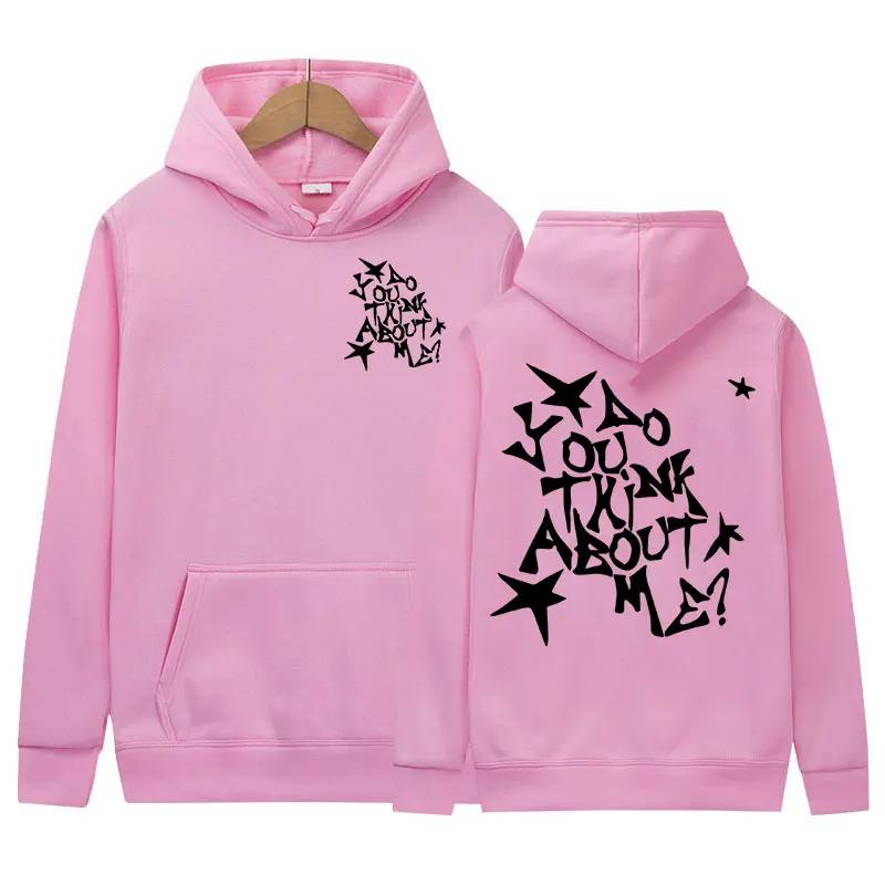 Rapper NSQK DO YOU THINK ABOUT ME Tour 2025 New Print Hoodies Men Women Fashion High Quality Sweatshirt Hip Hop Clothing Hooded