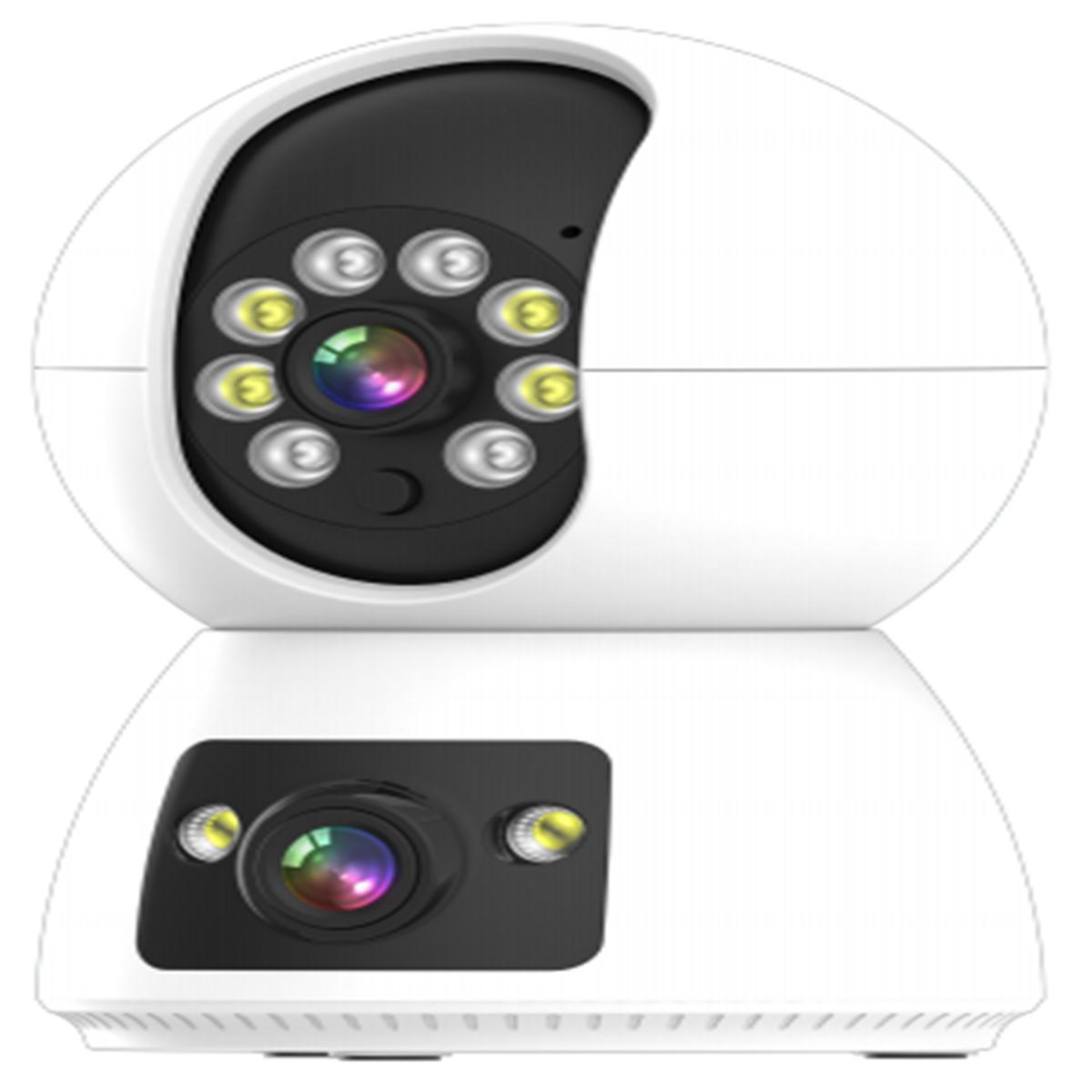 

2-megapixel (1080P) * 2, cloud storage, voice intercom, dual-lens combination of bullet and pan-tilt dome camera, supports human body tracking