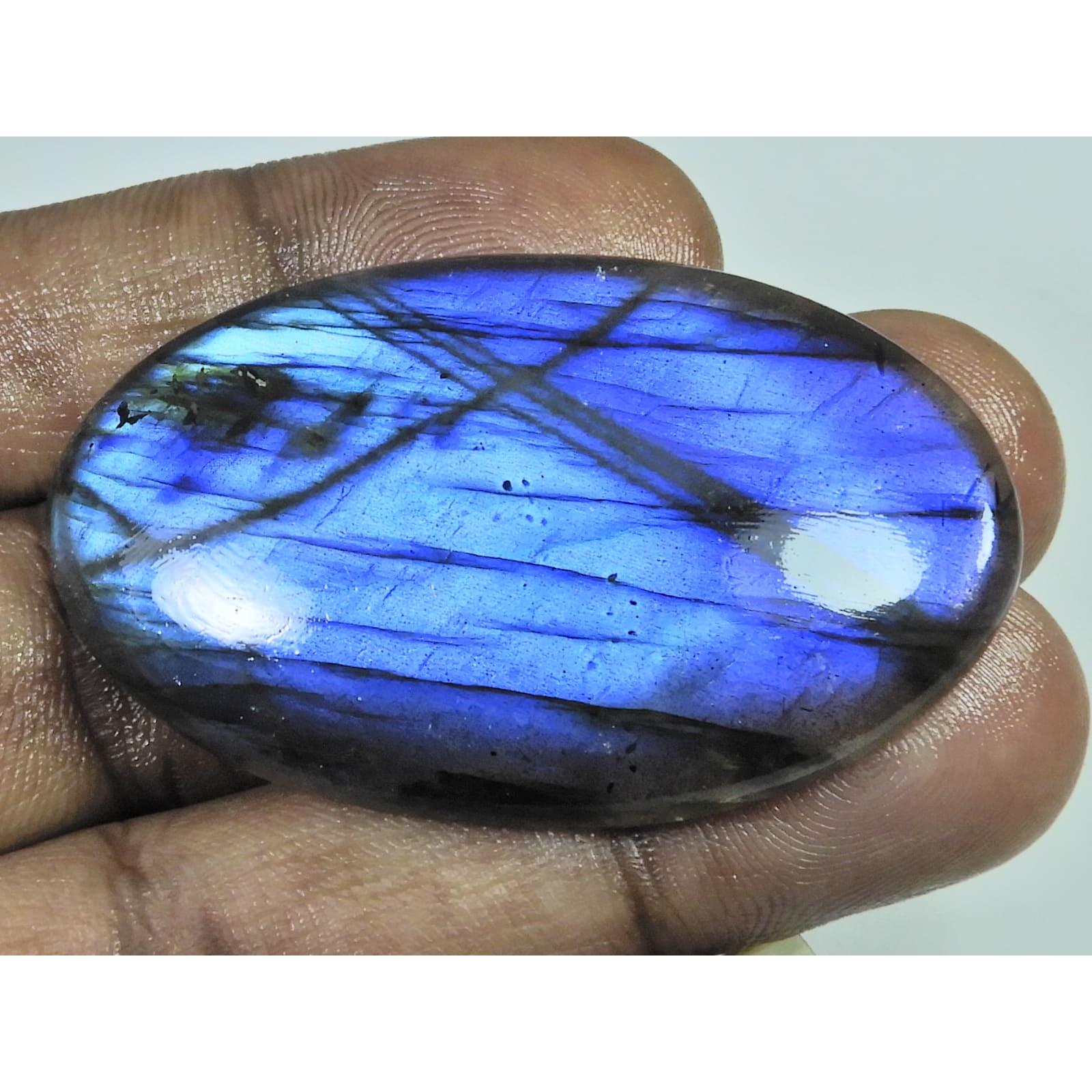 30X51X07MM Natural Labradorite Multi Oval Cabochon Loose Gemstone 101Cts. D-183