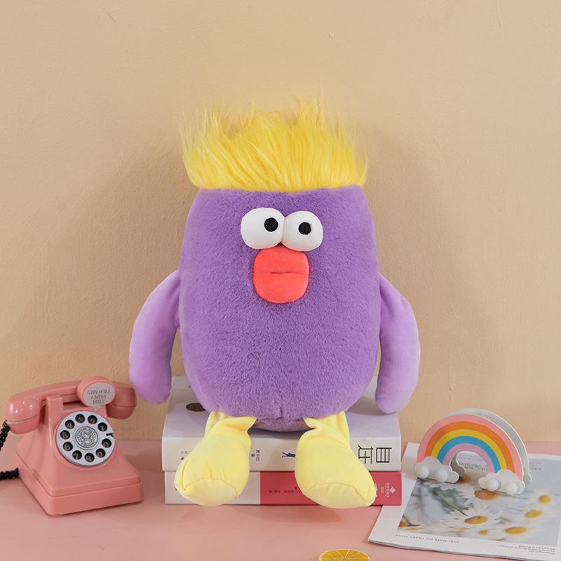 Dopamine Ugly Cute Little Monster Plush Toy Big Mouth Doll Child Companion Pillow Rag Doll