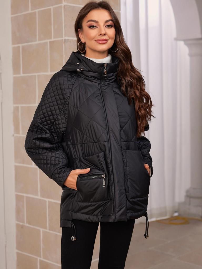 Cinemore Brand New Fashion Spring Down Jacket Autumn Women Coats Middle Length Parkas Woman Jackets Female Thin Cotton 80317
