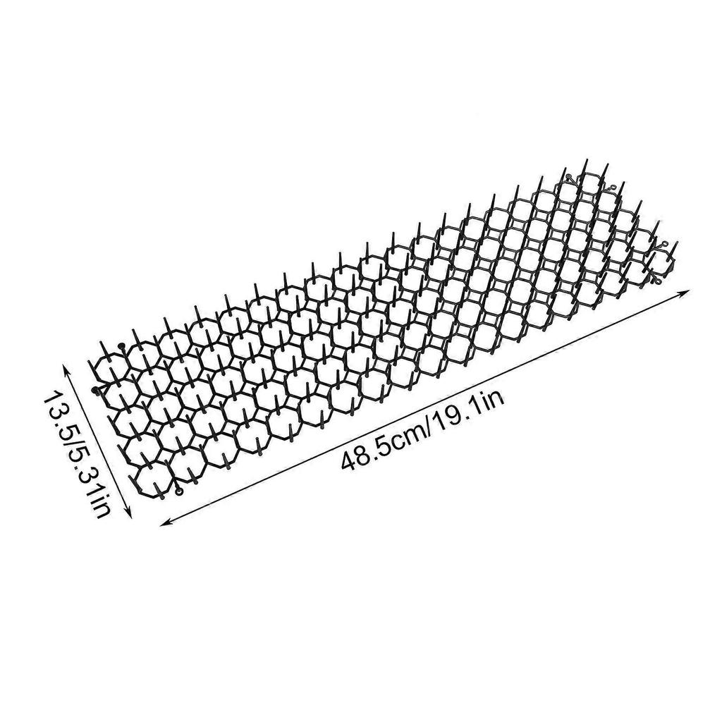Durable PP Cat Repellent Spikes, 6-Pack for Outdoor Use