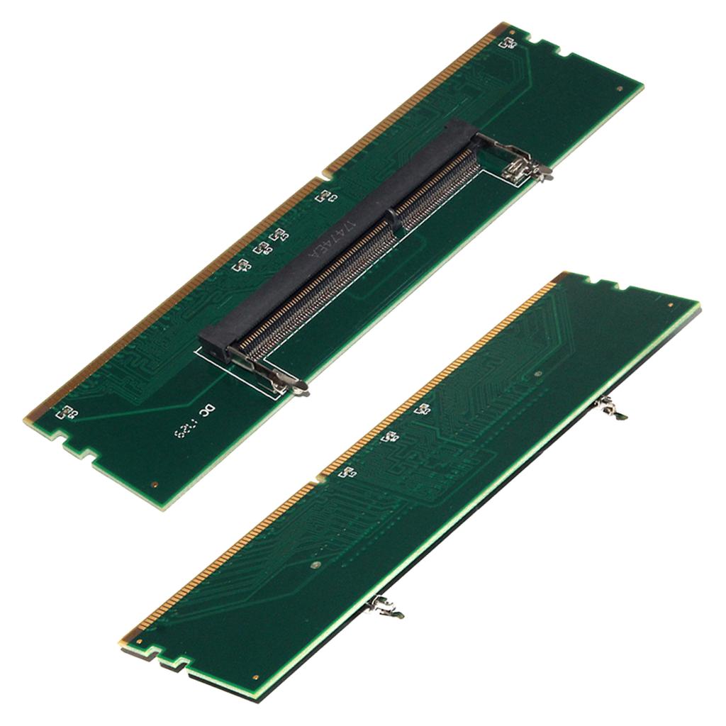 1-5Pcs Laptop DDR3 SODIMM To Desktop DIMM Memory Connector Cards Converter Adapter Support 1.5V DDR3 Memory Connector Adapter
