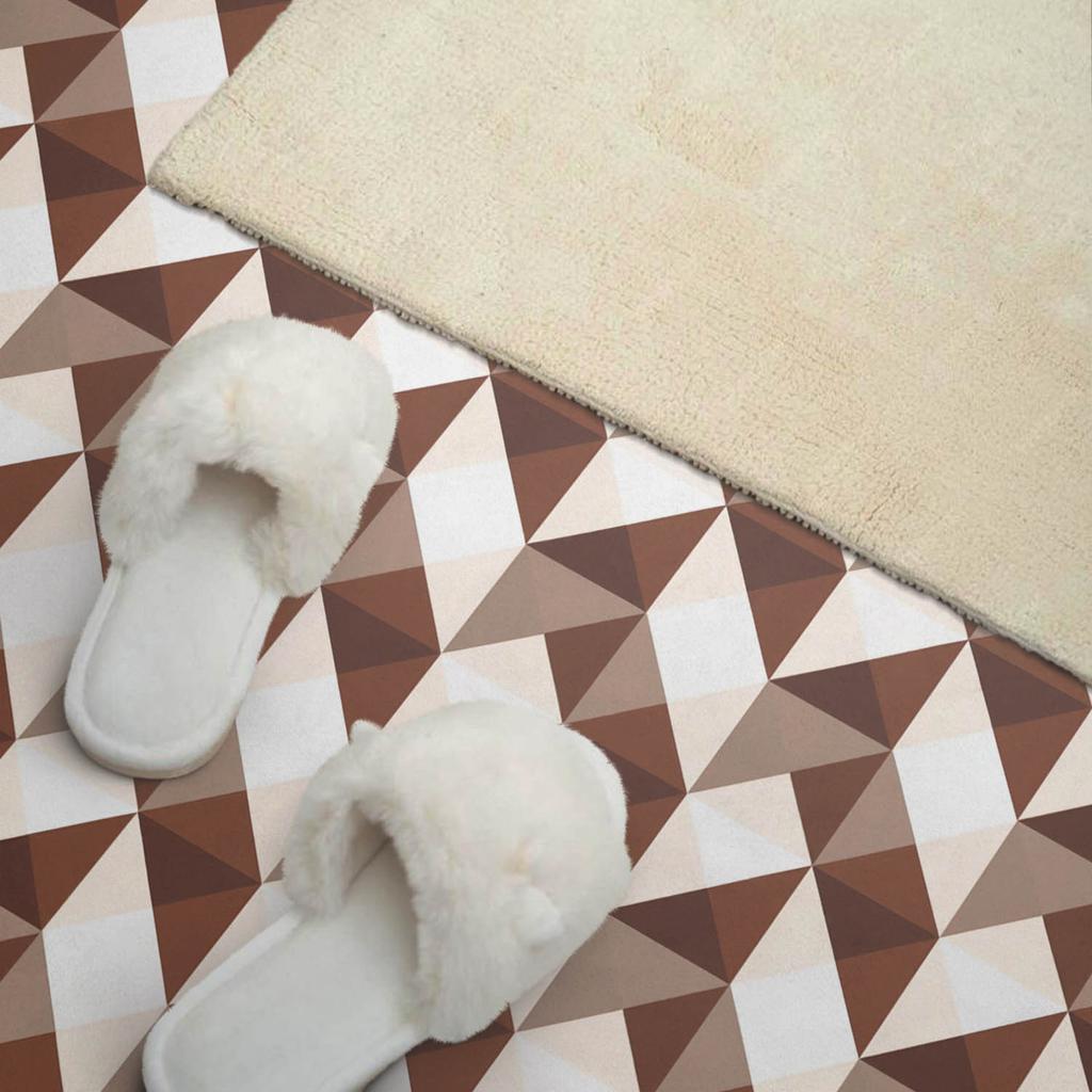Panel Winylowy Z Nadrukiem - Dekoracja Do Sypialni 100X50 Cm Geometryczny Wzór Trójkątów