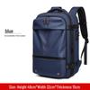 Expandable Large-Capacity Men's Travel Backpack with Vacuum Compression for Short Trips and Laptop Storage