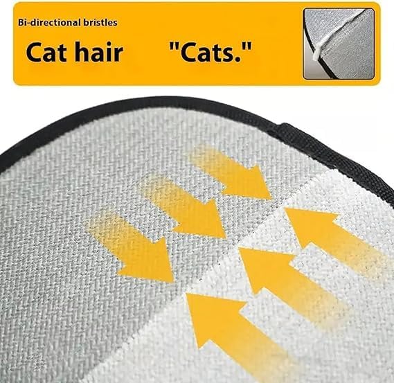 Pet Hair Removal Glove Brush for Cats and Dogs Double-Sided Deshedding Tool, 1 Glove