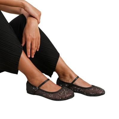 Womens/Ladies Tennessee Diamante Adjustable Strap Pumps