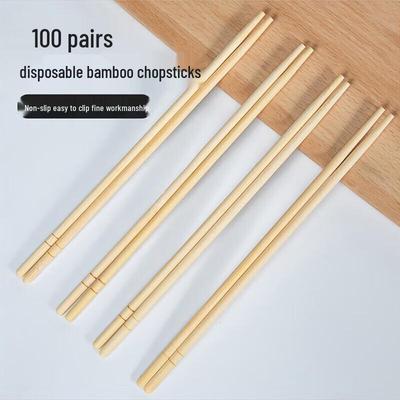 Meichu Einweg-Bambusstäbchen, 100 Paare