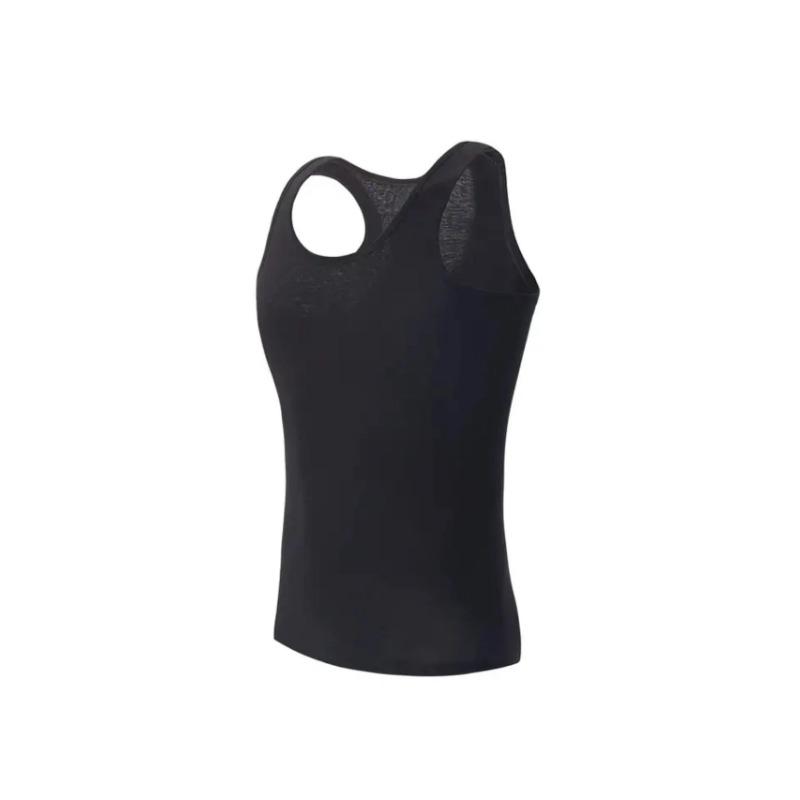 Cotton Vest for Men Youth Fitted Sports Fitness Casual Sleeveless Top Four Seasons Cool and Comfortable