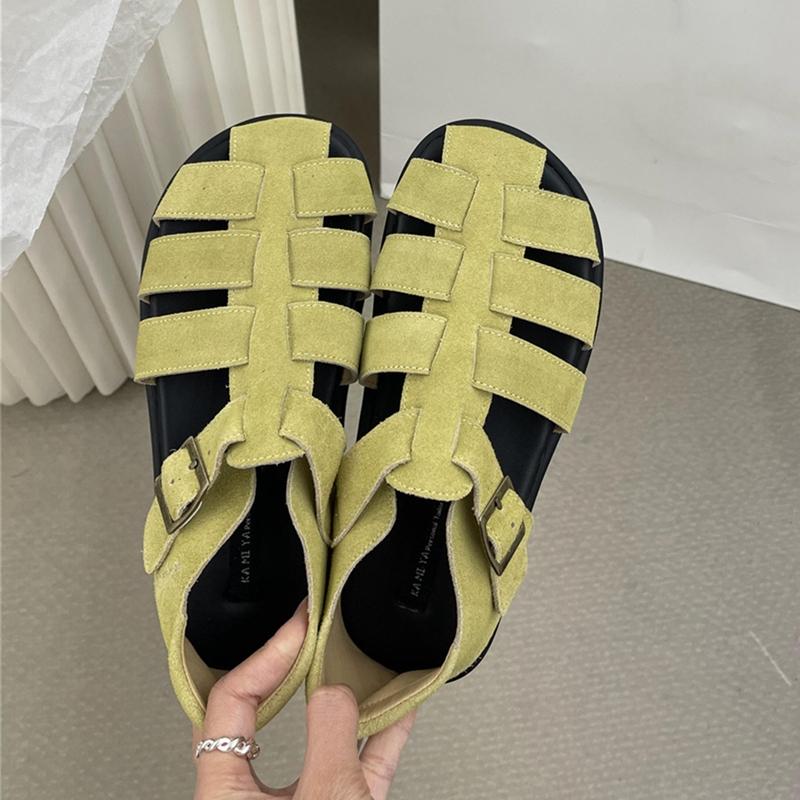 Fashion AIYUQI  Women's Sandals 2025 New Woven Hollow Roman Sandals For Women Summer Large Size Pig Cage Female Shoes