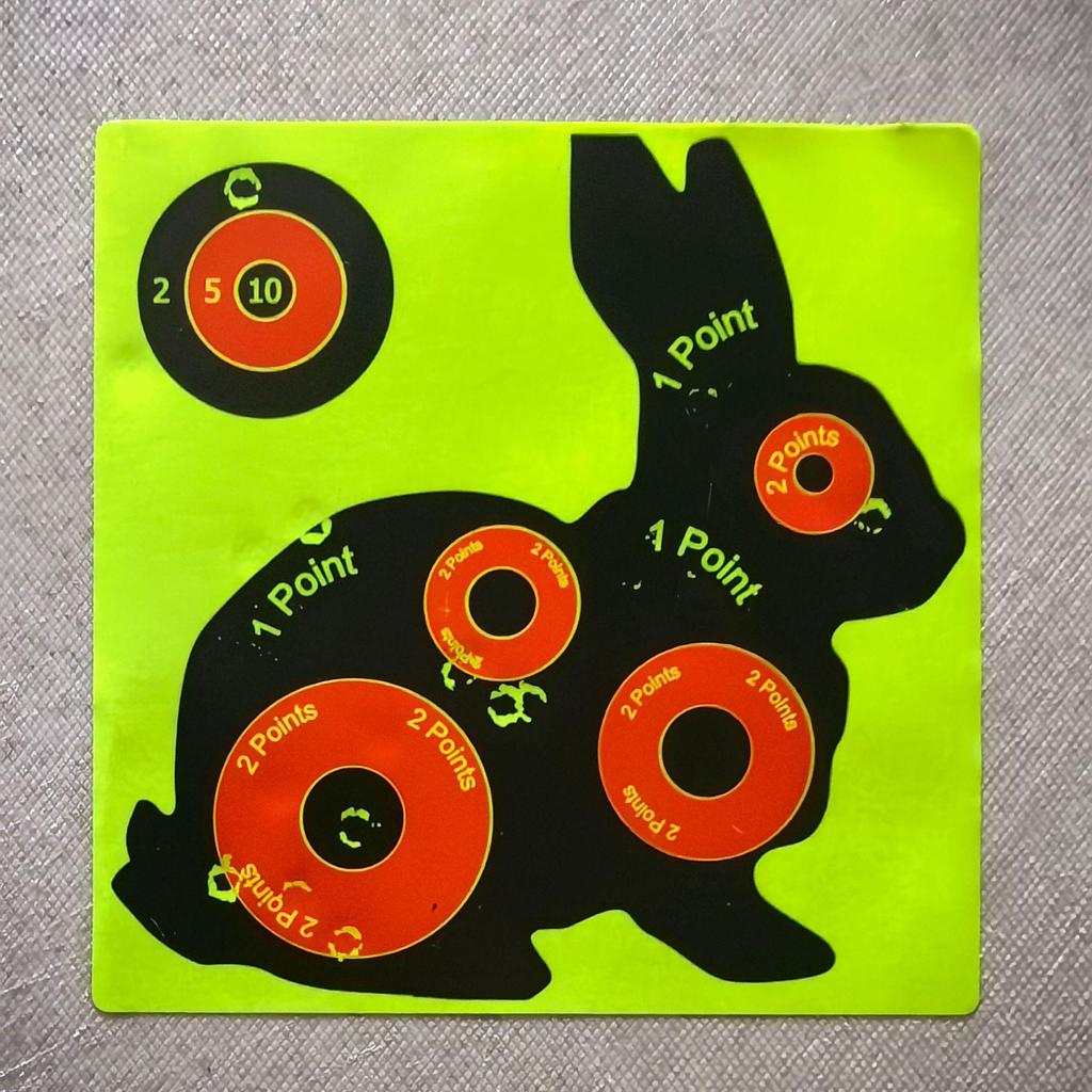 4" Fluorescent Blossom Compound Bow Target Paper for Competition Practice
