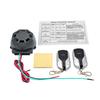 Plastics Adjustable Sensitivity Alarm 12V Motorcycle Anti-Theft Device Warning Horn Alarm Host With 2 Remote Controller