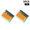 1/2/3Pcs Mini 1 Channel DC 5V DPDT Relay Module Double Pole Double Throw Switch Module HK19F PCB
