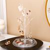 1pc Detachable Jewelry Storage Rack Plastic Creative Tree Shaped Decoration Hanging Necklace Bracelet Ring Earring Organizer