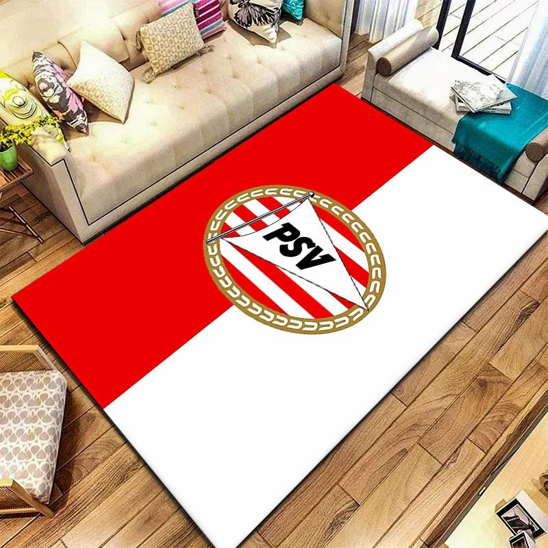 PSV Eindhoven Carpet Rug for Living Room Bedroom Home Sofa Decoration,Kids play Non-slip Floor Mat
