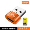 USB To Type-C OTG Adapter for Charging, Data, and Audio - Compatible with Apple 15, Huawei, OPPO