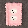 Cream Style Light Switch Cover Piping Texture Wall Plate Cover Decorative Wall Plate  Bedroom Decor