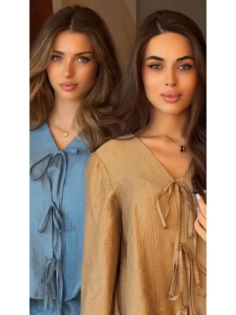 Damenmode Frühherbst 2025: Schnür-Top und figurbetonter Midi-Rock Set