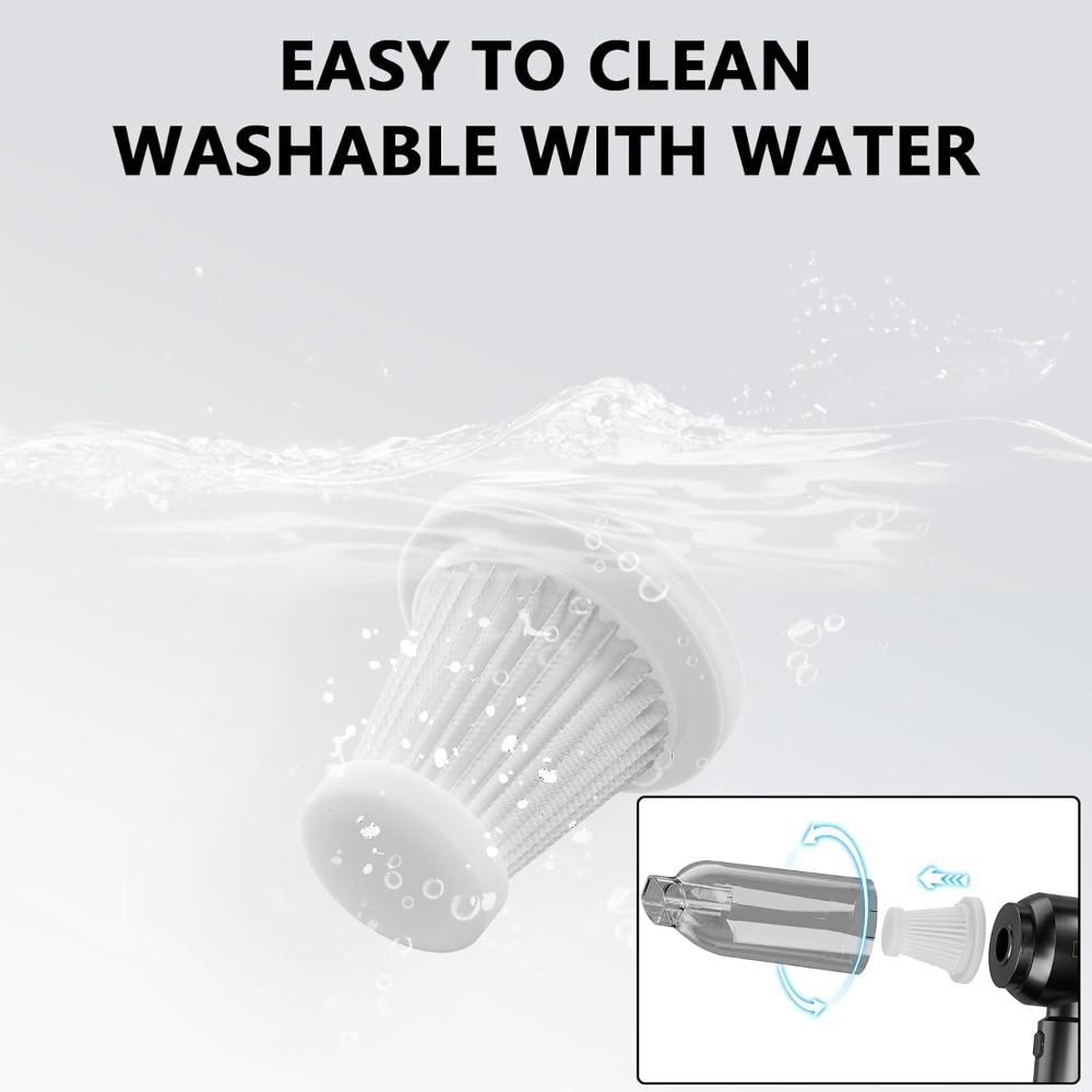 Handheld Vacuum,Car Vacuum Cleaner,4-in-1 20000PA High Power Portable Rechargeable Vacuum Cleaner with Brushless Motor, Small Ha