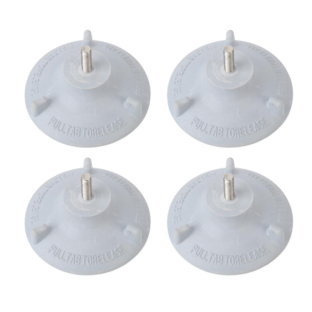 4pcs Elder Shower Chair Replacement Feet Large Suction Cups Rubber Sliplessbath Chair Replacement Feet