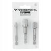 CrV STEEL adapter set (set of 3) 1/4” 3/8” 1/2” Vorstahl