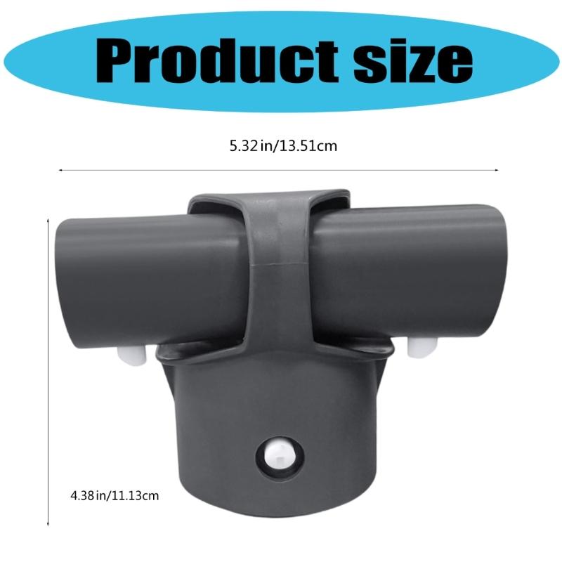 T Shape Pool Hose Adapter Pool Cleaning Equipment Hose Connector Perfect for Easy Installation and Leakproof Connection