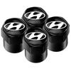 Car Tire Valve Stems Cap Aluminum Tire Wheel Stem Air Valve Cap For Hyundai Tucson Solaris I30 Creta Ix35 I40 IX20 Veloster R2