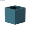European-style Square Succulents Flower Pot Countertop Ornaments Color Ceramic Flower Pot Plant Potted Garden Decoration Modern