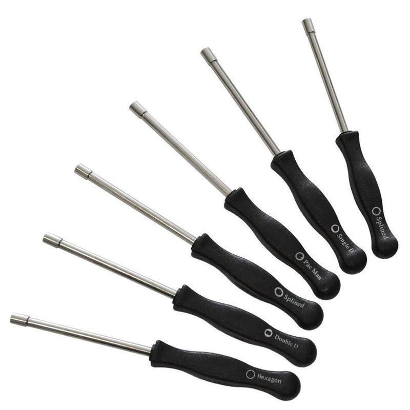 6PCS/Set Screwdriver Carburetor Adjustment Tool Single D Double D Hexagon Hex Socket Kit Set for Most 2cycle Carburetor LS