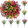 Outdoor UV-Protected Artificial Eucalyptus Violet Flower Décor