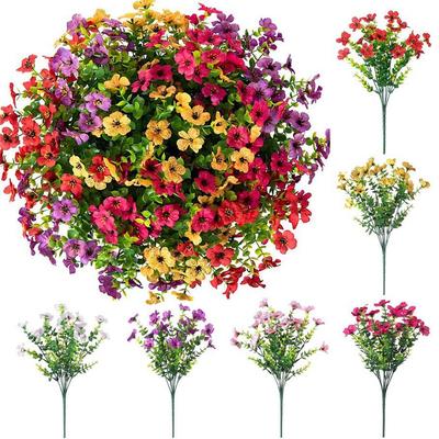Outdoor UV-Protected Artificial Eucalyptus Violet Flower Décor