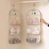 Storage Hanging Bag Underwear Socks Storage Bag Hanging Underwear Storage Net Closet Dormitory Organizer Behind Door Storage Bag