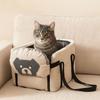 Multifunction Large Capacity Pet Car Seat Breathable Adjustable Harness Car Safety Seat Foldable Pet Car Luggage Outdoor