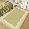 Cream Style Rugs for Bedroom Thick Plush Living Room Decoration Anti-slip Carpet Fluffy Soft Bedside Rug Home Washable Floor Mat