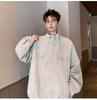 Meilade Men's Retro PU Leather Jacket - Autumn/Winter Trendy, High Street Loose Fit, Handsome Stand Collar Casual Outerwear