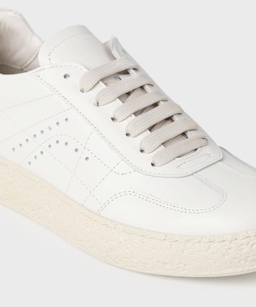 Panicale Beige Retro Leather Sneakers