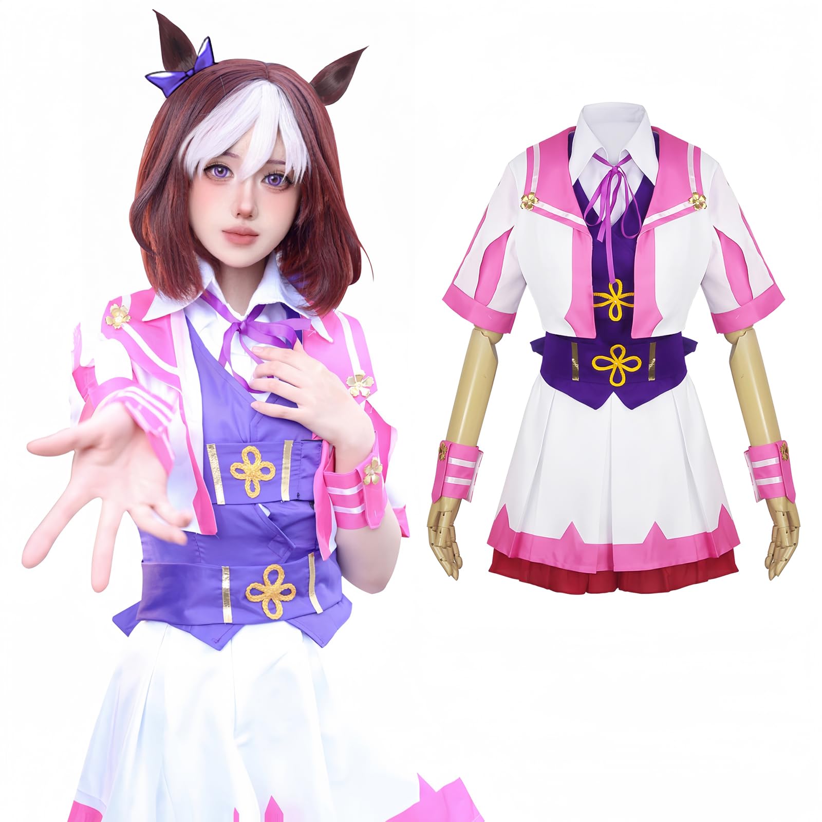 

Uma Musume Косплей Special Week Косплей Special Dreamer Косплей Костюм Uma Musume Косплей Костюм Мероприятие Костюм Хэллоуин Костюм Школьный Фестиваль [NOKIJP]