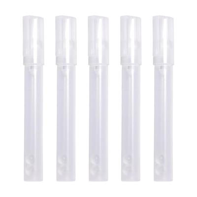 5Pcs Multipurpose Empty Acrylic Paint Marker 4.5MM Round Tip Clear Pen Rod For Artists Beginner Painting Sketching