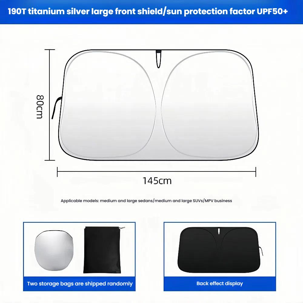 Car Window Sunshade Cover Sun Shade Windshield Visor Protector Windscreen Folding Auto UV Protection Curtain Styling Accessories