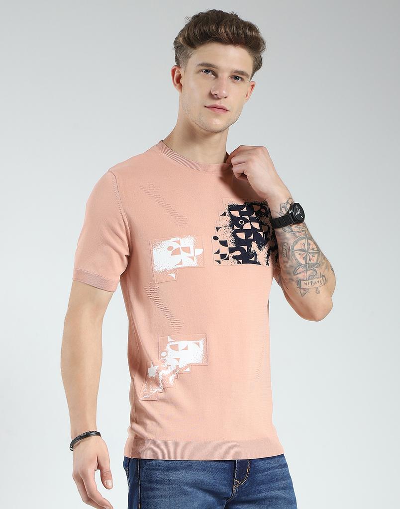 Men's Regular Fit Printed T-Shirt | Half Sleeve | Round Neck | Casual Wear T Shirt for Men's