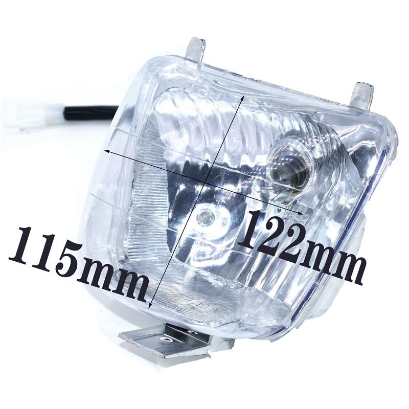 Motorcycle ATV Headlight Cover For 50cc 70cc 110cc Quad ATV Motorcycle Headlight Headlamp Headlight Only Sparately
