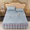 Bedroom Flat Sheets Bed Printed Fashion Modern Queen King Size Washed Cotton Comfortable Bedding Mattress Cover Bedspread