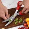 Kuchyňské nůžky s ohýbanou čepelí, korejské maso, grilování, kuchyňské nůžky z nerezové oceli, barový nástroj, multifunkční domácí nůžky