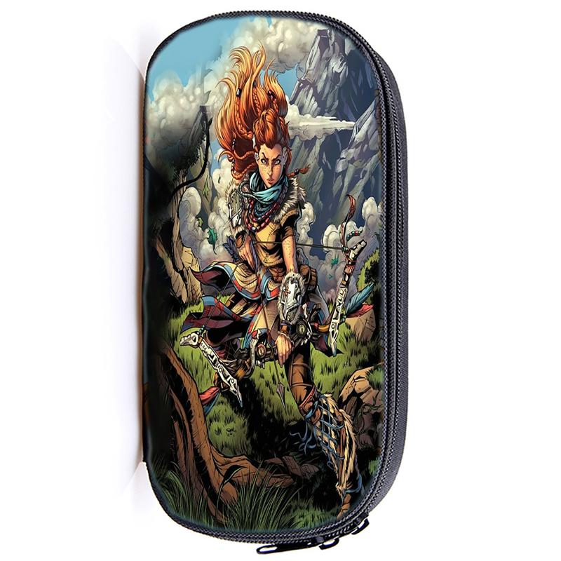 Horizon Forbidden West Pencil Case Estuches School Pencil Box Pencilcase Pencil Bag School Supplies Stationery Make Up Bag