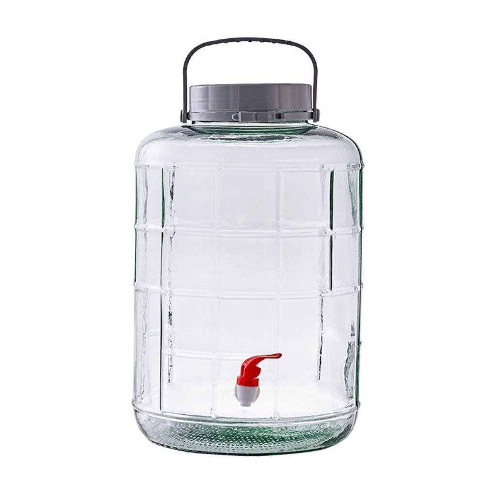 Home Use Glass Fermentation Jar Glass Material Glass Bottle Piled Fermentation Pot  Home Kitchen