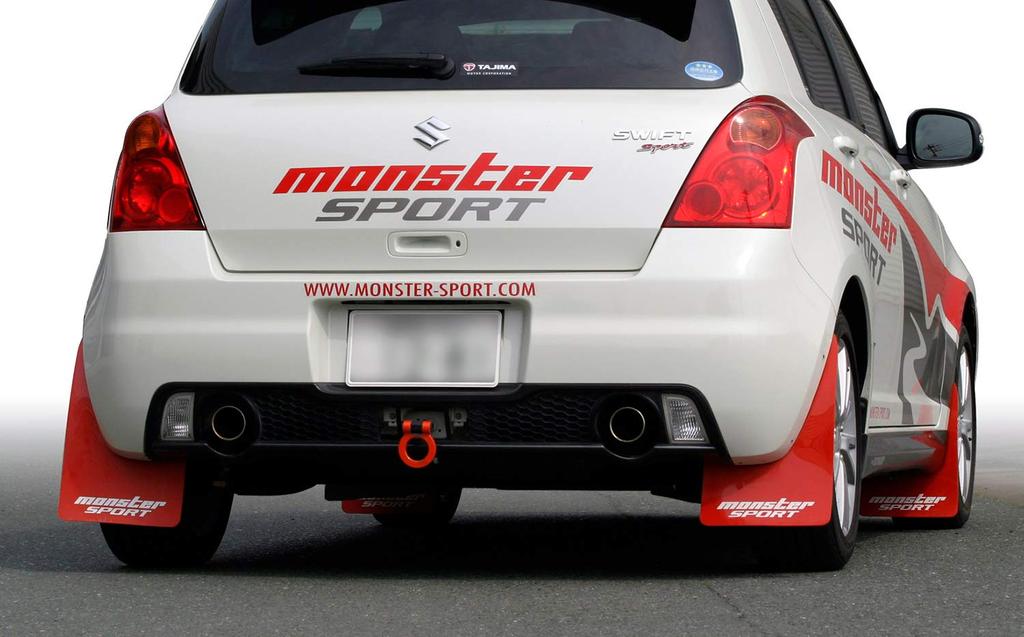 MONSTER SPORT Søleskjermer for Swift Sport Klaffer/Bak (ZC31S) 787150-4650M