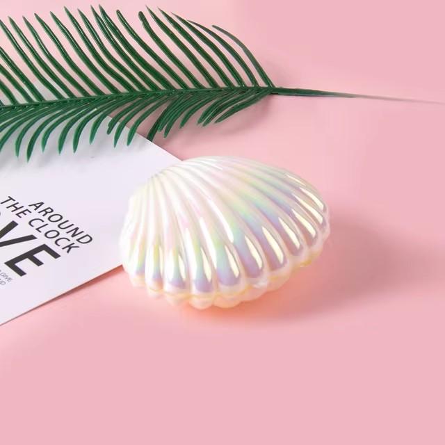 

5 шт. Коробки для конфет в виде ракушек, пластиковые коробки для конфет, детские закуски, печенье, свадебные принадлежности, русалка, день рождения, конфеты, сувениры 5pcs белый