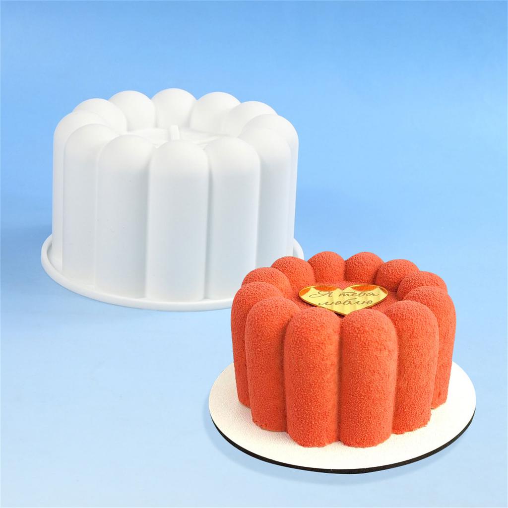 2pcs Flower Petal Chocolate Baking Mould Food Grade Silicone Mousse Cake Molds for Family Gatherings and Celebration